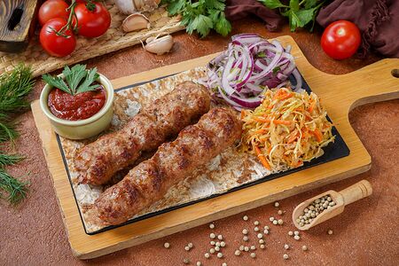 Люля из баранины на углях