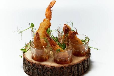 Хрустящие креветки 