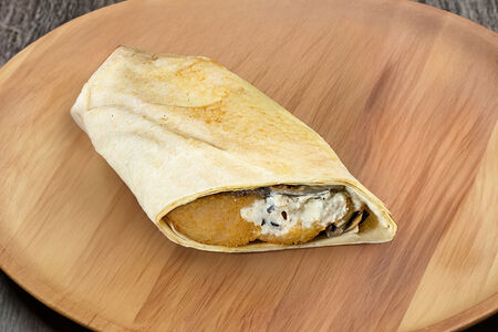 Котлета по-киевски в лаваше