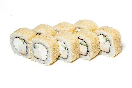 Ролл Чикен в кунжуте с огурцом