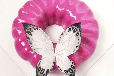 Муссовый торт Бублик с бабочкой