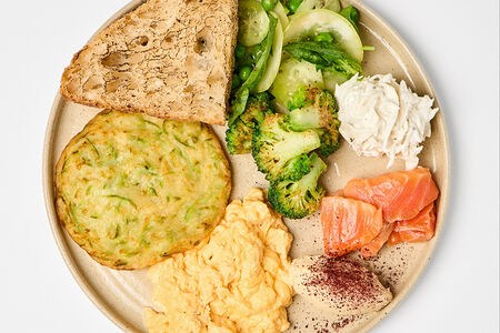 Большой завтрак с рыбой