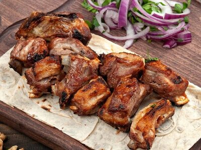 Шашлык Баранина на кости (семечки)