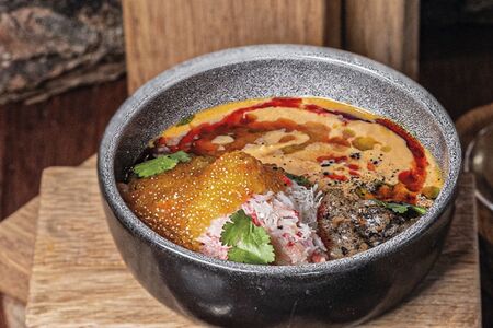 Тартар из гребешка 