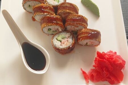 Горячий с крабом