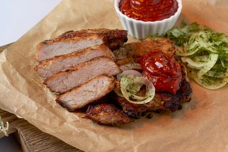 Шашлык из свиной корейки