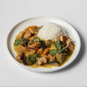 Карри по-тайски с курицей