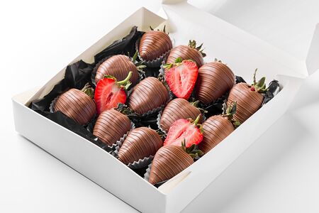 Набор Клубника в молочном шоколаде