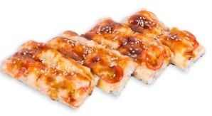 Суши-пицца с крабом