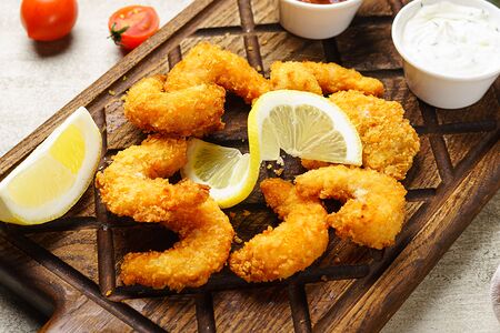 Креветки в темпуре