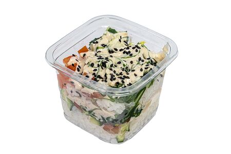 Трайфл с чукой и ореховым соусом