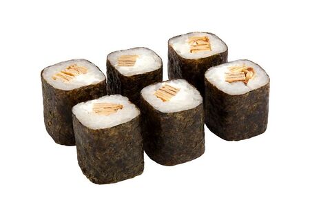 Маки с омлетом и сыром