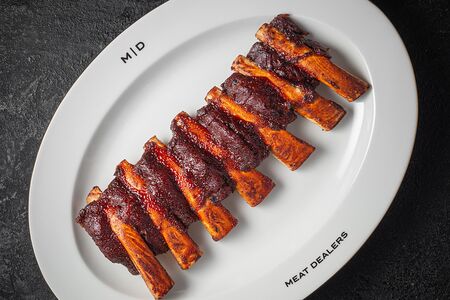 Говяжьи ребра барбекю