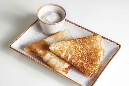 Блинчики со сметанкой