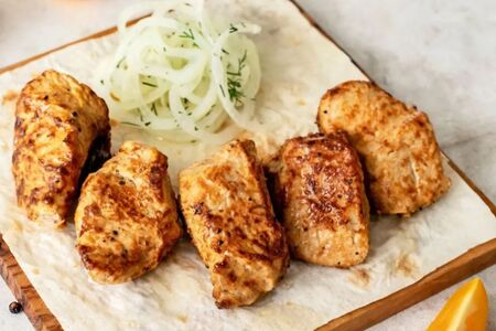 Шашлык из куриной грудки