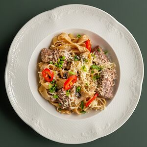 Тальятелле с говядиной