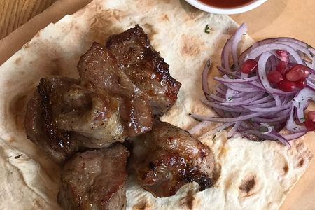 Шашлык из свиной шеи