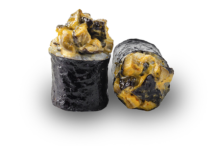 Ролл острый запеченный с шиитаке