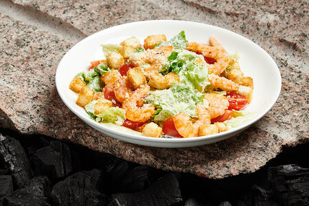 Цезарь с креветкой 