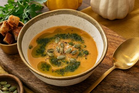 Суп-пюре из тыквы