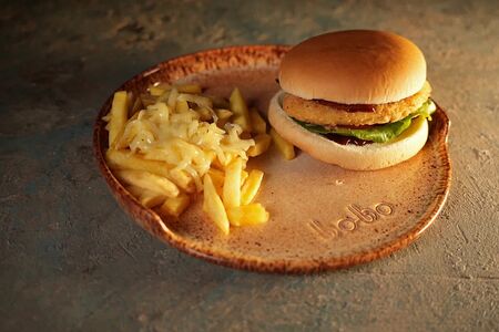 Бургер куриный