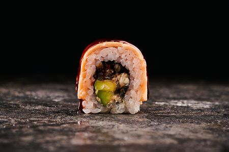 Опаленный лосось