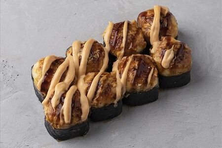 Запеченный с лососемь терияки (2 соуса)