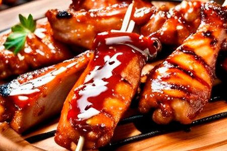 Шашлык из куриной голени