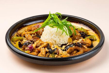 Свиная вырезка в соусе ябзуцу