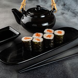 Мини-ролл с лососем