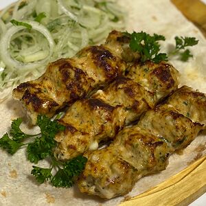 Куриный кебаб с моцареллой