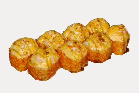 Запеченный ролл с крабом