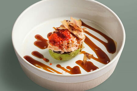 Авокадо с крабом