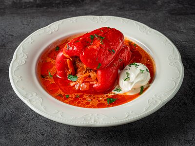 Перец, фаршированный мясом