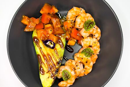 Креветки гриль  