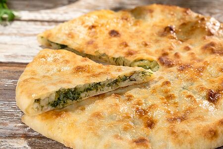 Пирог Картофель и зелень