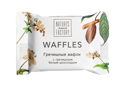 Гречишная вафля с белым шоколадом