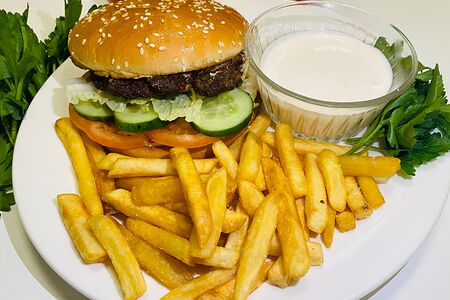 Бургер с говядиной 