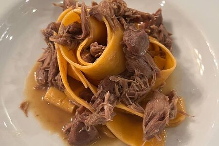 Паппарделле с рагу из утки