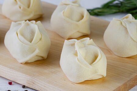 Манты с говядиной