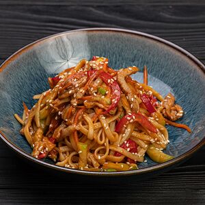 Удон с курицей