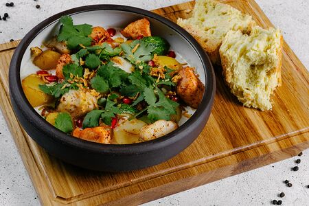 Чкмерули с лососем 