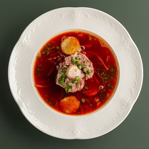 Борщ на бычьих хвостах 