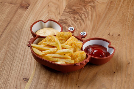 Наггетсы с картофелем фри