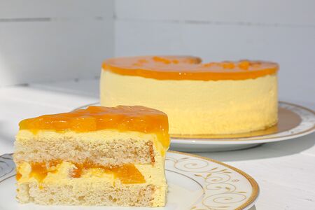 Торт Манго-персик