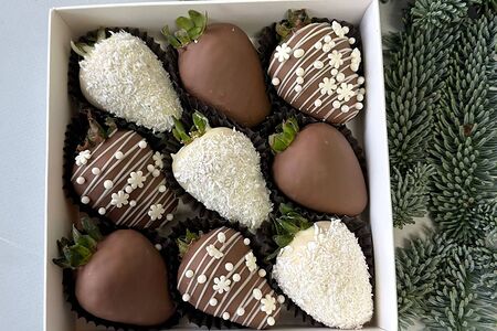 Клубника в шоколаде дизайн №14