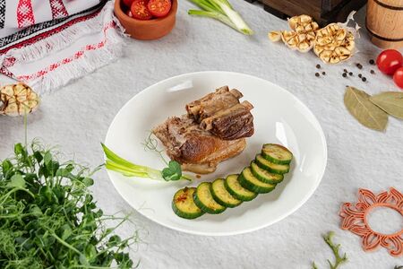 Копченые свиные ребра