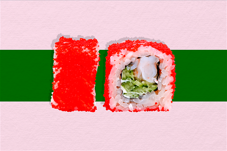 Калифорния с креветкой