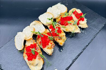 Мидии киви запеченные