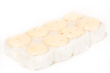 Спайси-ролл с копченым кальмаром